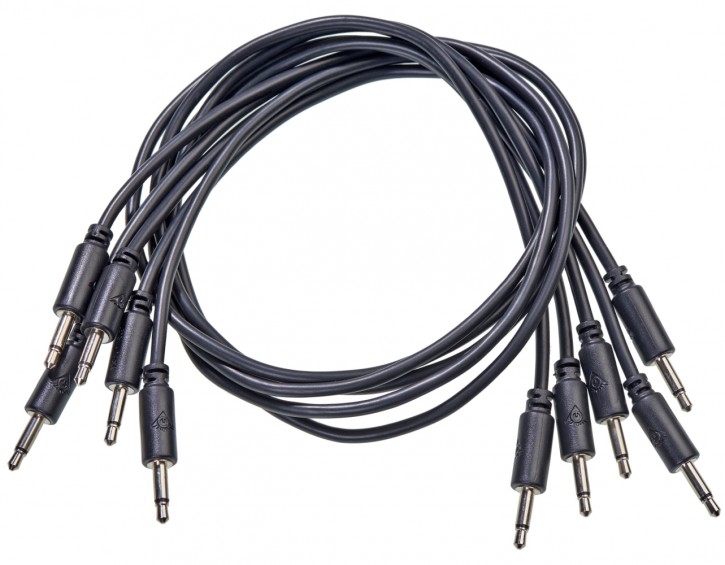 Black Market Modular Patchkabel 5er Pack 25 cm schwarz