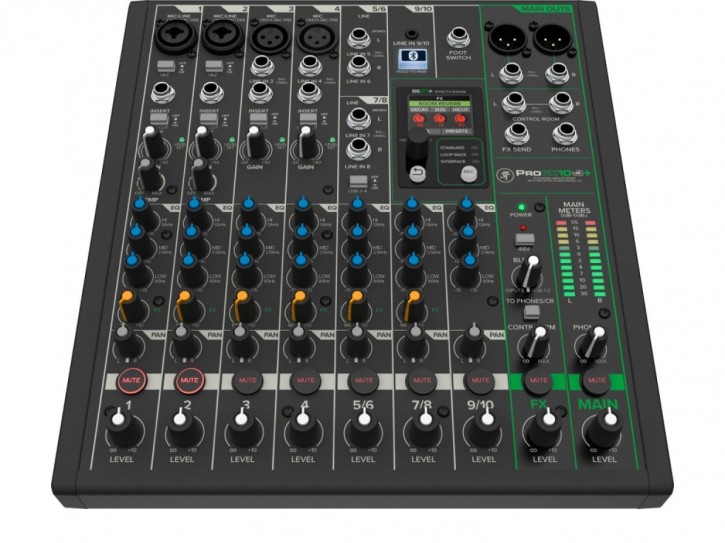 MACKIE ProFX10v3+ - analoges Mischpult mit Effekten, Bluetooth