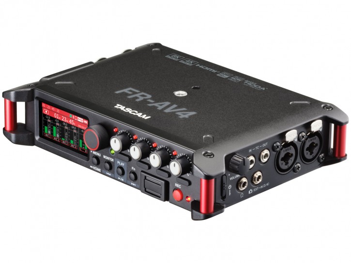 TASCAM FR-AV4 - Professioneller 4-Kanal-Audiorecorder
