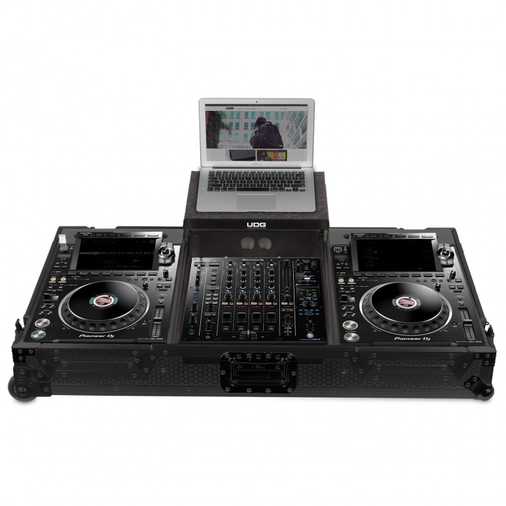 U91086BL FLT CASE SET CDJ-3000/DJM-A9 BLK PLS(L&W)