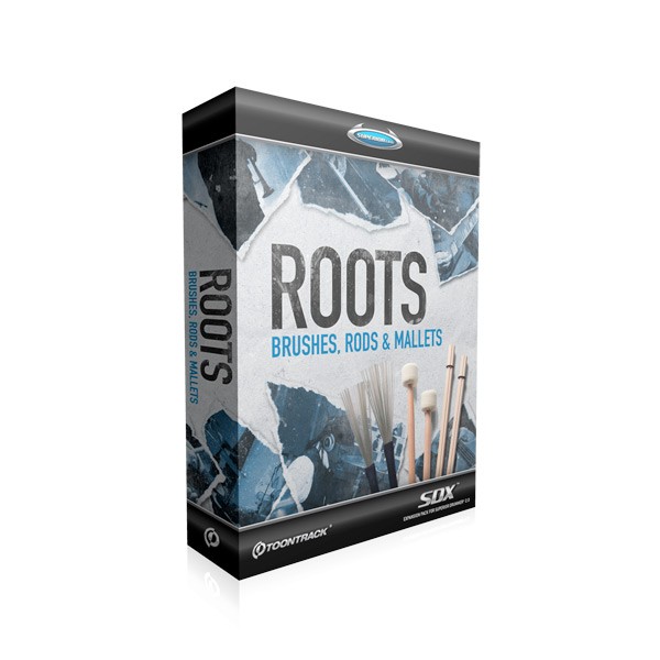 Toontrack SDX Roots - Brushes, Rods & Mallets