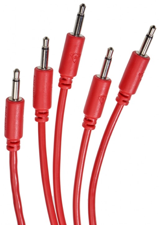 Black Market Modular Patchkabel 5er Pack 50 cm rot