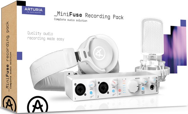 ARTURIA MiniFuse Recording Pack weiss with MiniFuse 2