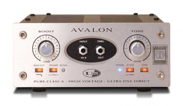 Avalon U5 - Mono Instrument & DI Preamplifier