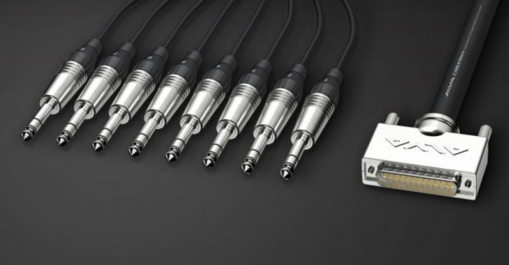 ALVA Analog Multicore Cable, D-Sub25 male / 8x TRS, 3m