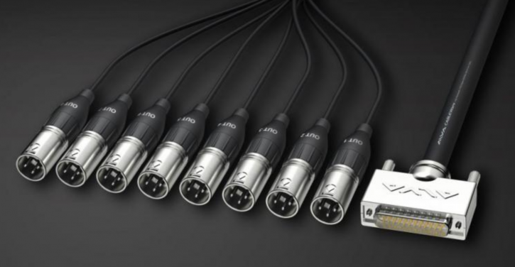 ALVA Analog Multicore Cable, D-Sub25 male / 8x XLR male, 5m