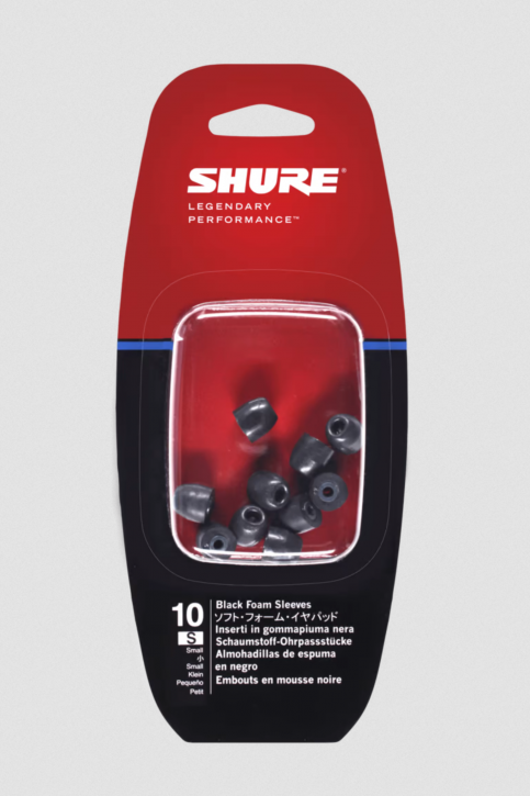 Shure EABKF1 Schwarze Ohrpassstücke S