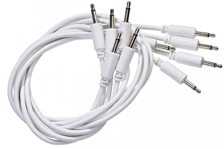 Black Market Modular Patch Cable 5-pack 100 cm white