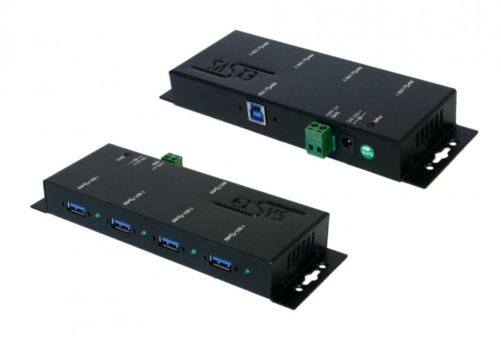 Exsys 4-Port USB 3 Hub