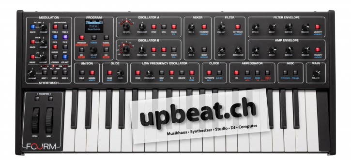 Sequential FORUM 4 Voice analog Synthesizer mit Aftertouch