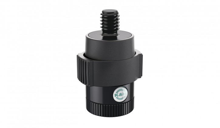 K&M 23910-000-55 - Quick-Release Adapter für Mikrofone - schwarz