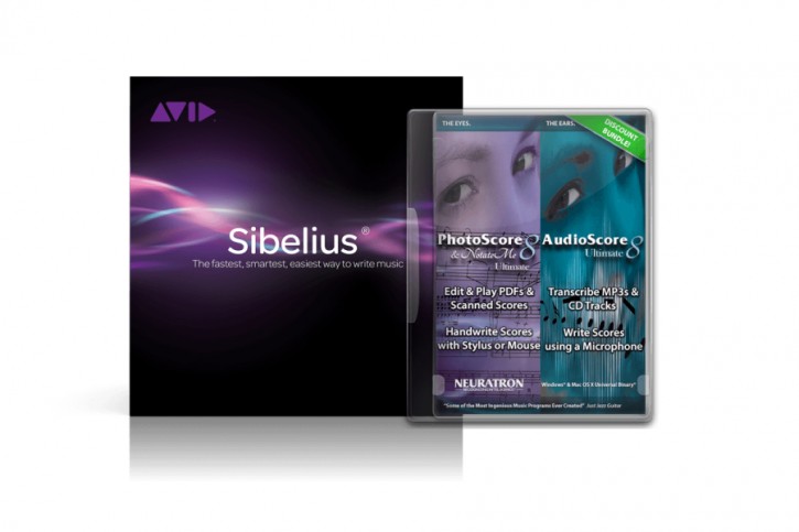 AVID Sibelius 8 + PhotoScore & NotateMe Ultimate and AudioScore Ultimate EDU