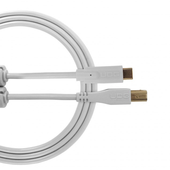 UDG AUDIO CABLE USB 2.0 C-B BLK weiss 1.5m