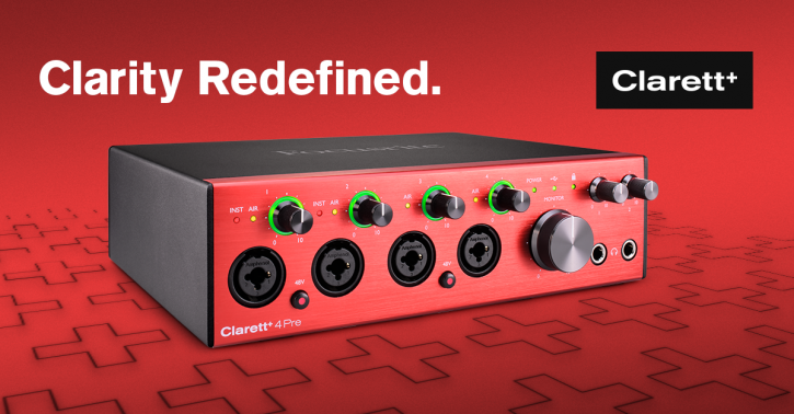Focusrite Clarett+ 4Pre