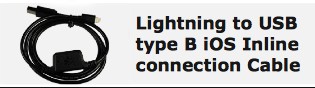 iConnectivity USB B zu Lightning Kabel