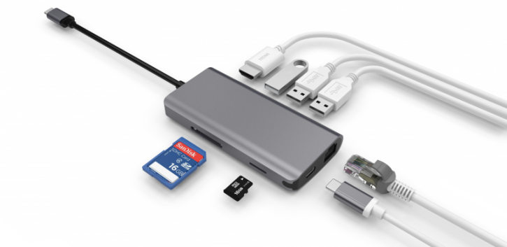 LMP USB-C Mini Dock  Spacegrau (rev.2)