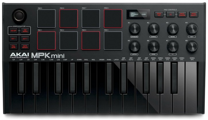 Akai MPK mini MKIII Black limited Edition