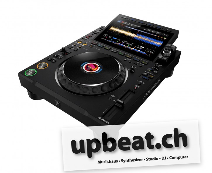 AlphaTheta CDJ-3000X: Neuer Flaggschiff-Player
