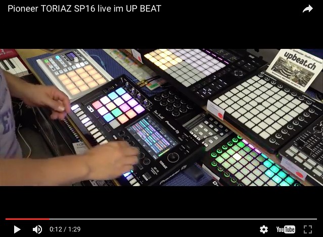 Pioneer TORIAZ SP16 live im UP BEAT