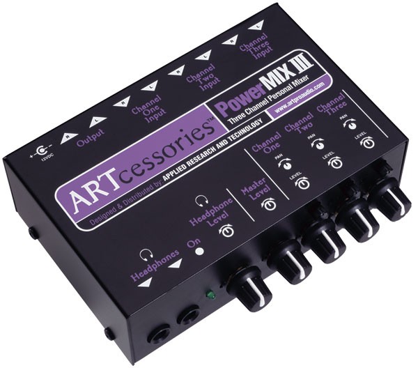 ART Powermix III - 3x stereo Kanal mixer