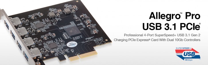 Sonnet Allegro Pro USB 3.1 PCI Express Card