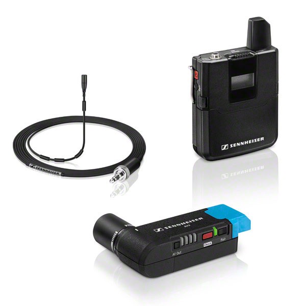 Sennheiser AVX-MKE2 Lavalier Funk Mikrofon SET (für Reporteranwendungen)