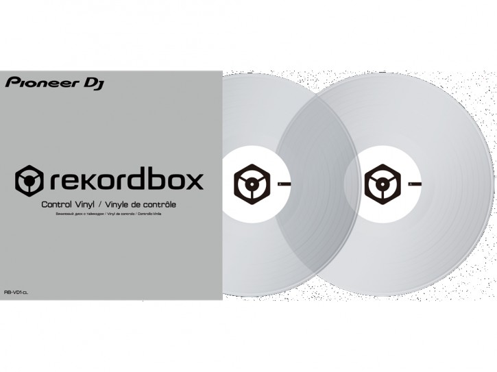 Pioneer RB-VD1-CL  2 x Control-Vinyl / Transparent
