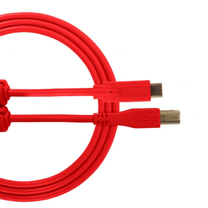 UDG AUDIO CABLE USB 2.0 C-B RED STRA 1.5m
