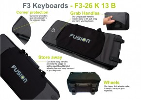 Fusion Bag Keyboard 13 (76 - 88 Tasten) schwarz