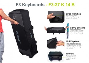 Fusion Bag Keyboard 14 (76 - 88 Tasten) schwarz