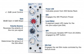 Rupert Neve Designs 511 Mic Pre with Silk