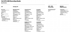 Universal  Audio Volt 876 USB Recording Studio