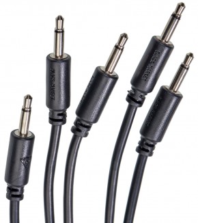 Black Market Modular Patch Cable 5-pack 150 cm black