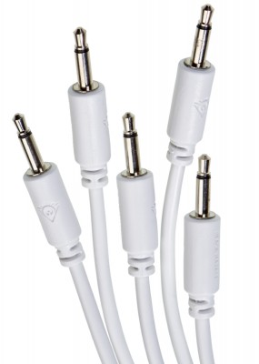 Black Market Modular Patch Cable 5-pack 100 cm white