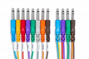 Hosa STP-800 1/4 in TRS to Dual 1/4 in TS 2m