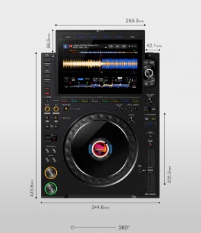 AlphaTheta CDJ-3000X: Neuer Flaggschiff-Player