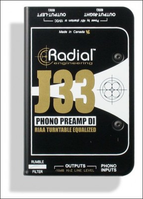 Radial Engeneering Phono Preamp J33